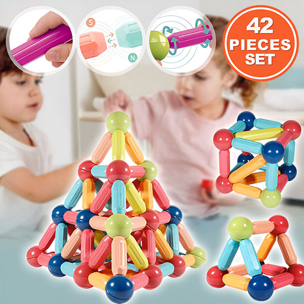 Set magnetskih kocki za djecu (42 komada) | SUPERBLOCK