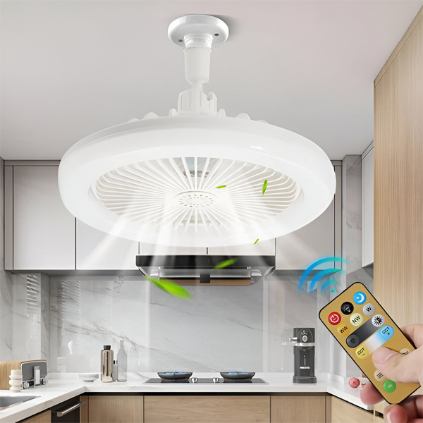 Stropni ventilator za grlo s LED svjetlom i daljinskim upravljačem | FANGLO