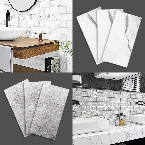 3D samoljepljive zidne pločice - Paket od 10, Kamen ili Granit | INSTATILE