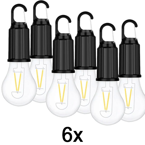 3x Bežične punjive žarulje (Set od 2, do 8 sati) | LUMINKA