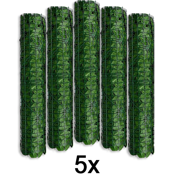 5x Panel za privatnost s umjetnim lišćem | LEAFPANEL