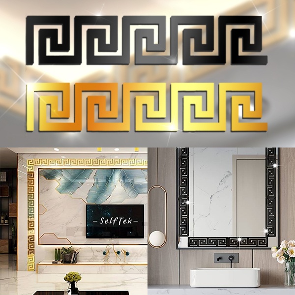 Elegantne 3D naljepnice zrcala (10 kom) | GLOROB