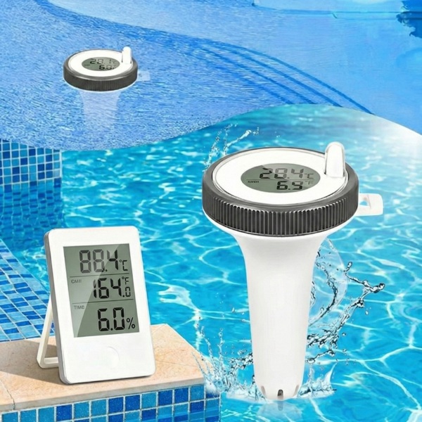 Bežični termometar za bazen - domet 60 m, IP67, unutarnji zaslon | POOLMETER