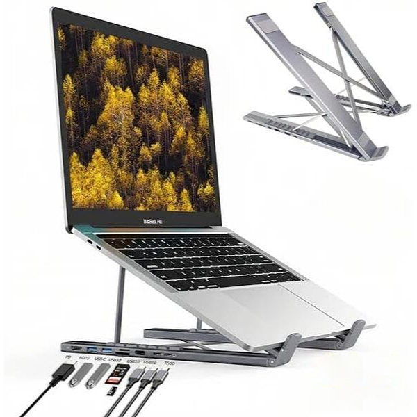Postolje za laptop u visini očiju - 8 priključaka | LAPDOCKX